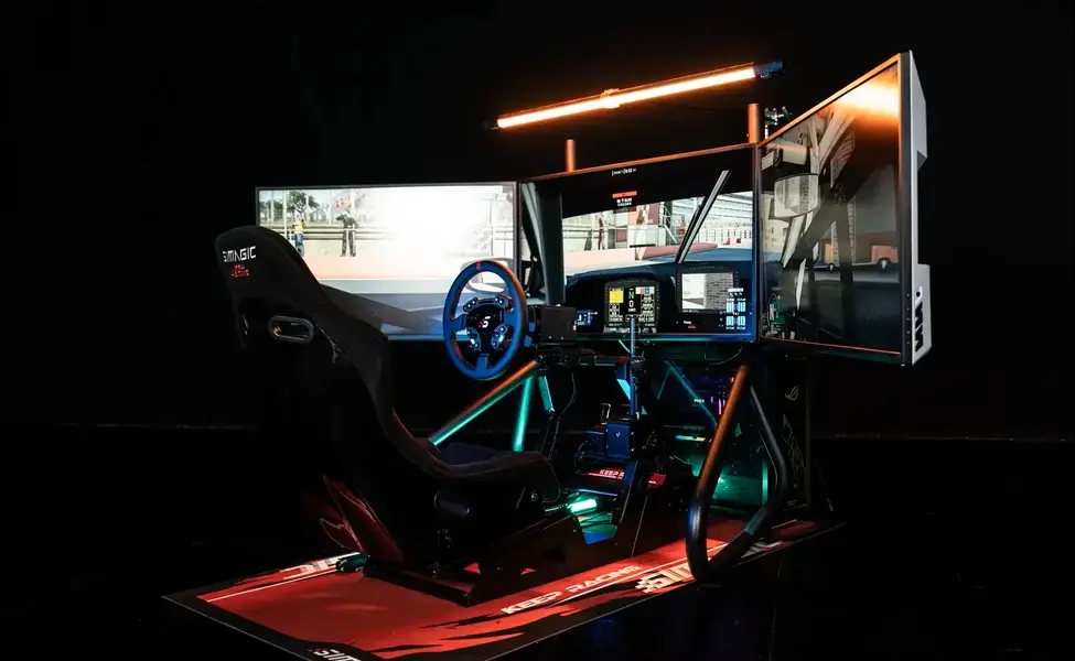 Complete SIMAGIC Sim Racing Rig available from NOX Gaming Official Authorized Distributor in Canada and The United States of America
