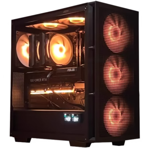 NOX Gaming FLARE Gaming PC (Ryzen 5 7600X3D - 32GB RAM - RTX 5060 Ti 16GB DDR5)