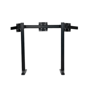 Support de sol pour l'installation de trois moniteurs