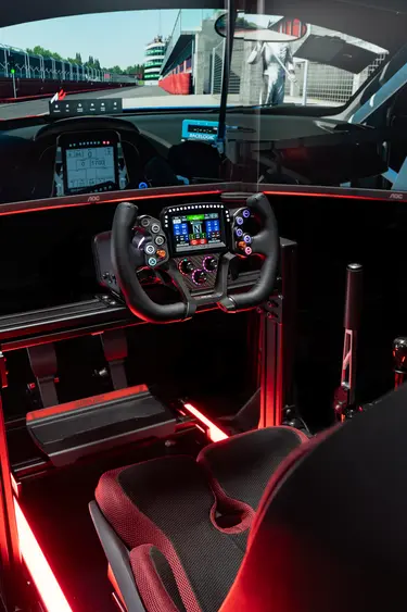 SIMAGIC Zeus GT Steering Wheel with MagicDash 4 Sim Racing Setup with Touch Screen Dashboard Display NOX Gaming