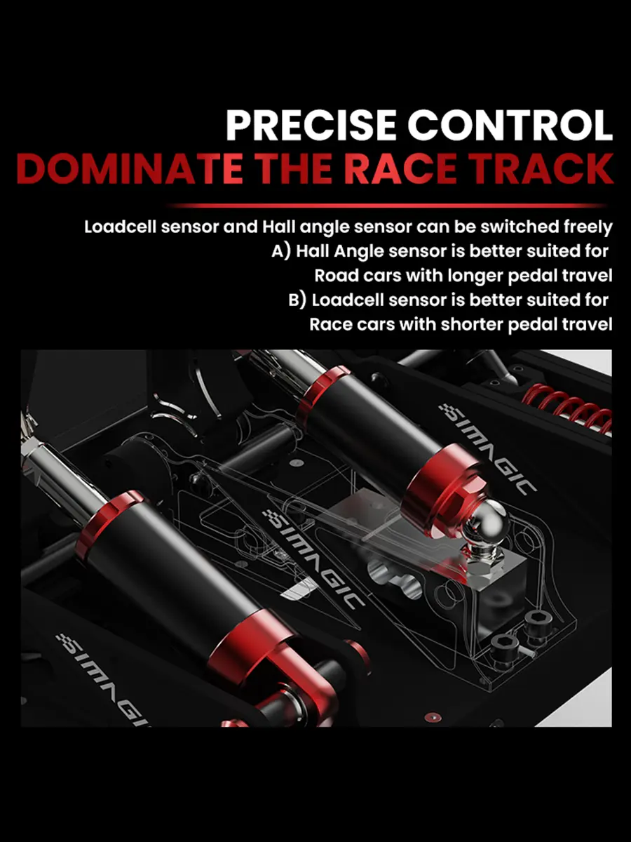 SIMAGIC P1000 Precise Control to dominate the race track