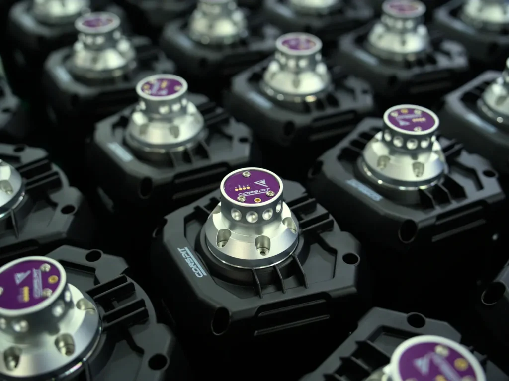Conspit ARES Wheelbases in manufacturing plant