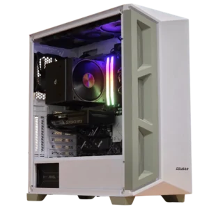 IN STOCK – Custom One-Off Gaming PC – Ready to ship | AMD Ryzen 5 9600X | RTX 5060 TI 8GB | 16GB DDR5 6000 CL36 RGB | 500GB NVMe 4.0 SSD