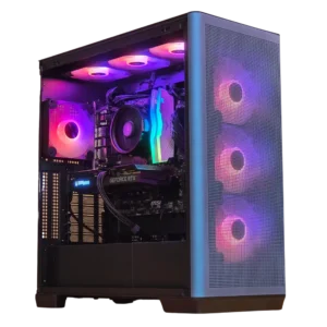IN STOCK – Hybrid Gaming PC | AMD Ryzen 5 5500 | RTX 3060 TI 8GB | 16GB DDR4 3200 CL16 RGB | 500GB NVMe SSD