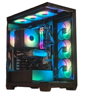 IN STOCK – Custom One-Off Gaming PC – Ready to ship | AMD Ryzen 5 9600X | RTX 5060 TI 8GB | 16GB DDR5 6000 CL38 RGB | 1TB NVMe 4.0 SSD