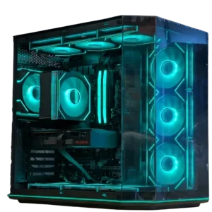 IN STOCK – Custom One-Off Gaming PC – Ready to ship | AMD Ryzen 5 9600X | AMD Radeon RX 9060 XT 16GB | 16GB DDR5 6000 CL36 RGB | 1TB NVMe 4.0 SSD