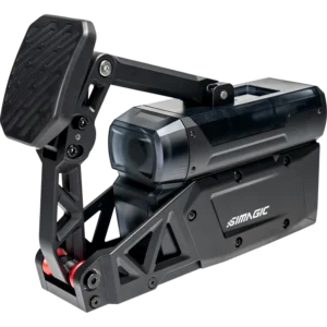 SIMAGIC P-Active active pedal front angled view